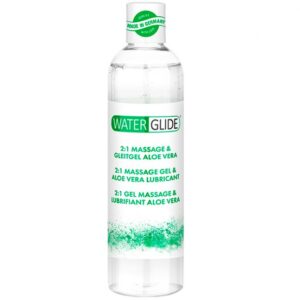 Waterglide Aloe Vera 2-i-1 Massageolja och Glidmedel 300 ml