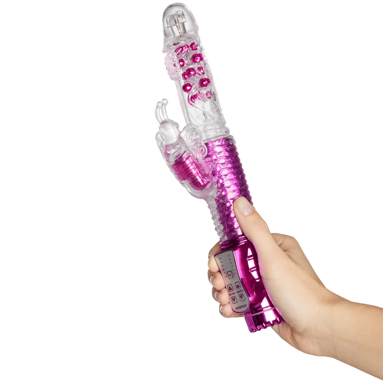 baseks Thrusting Butterfly Uppladdningsbar G-punktsvibrator