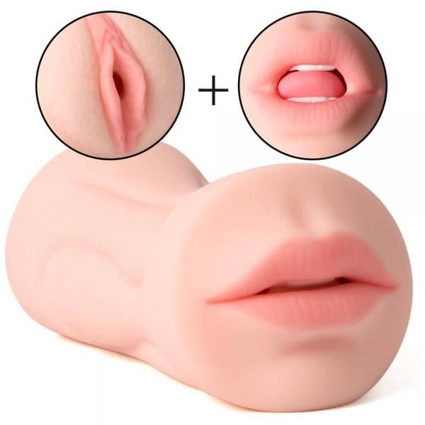 Double Ended Mouth And Vagina Stroker