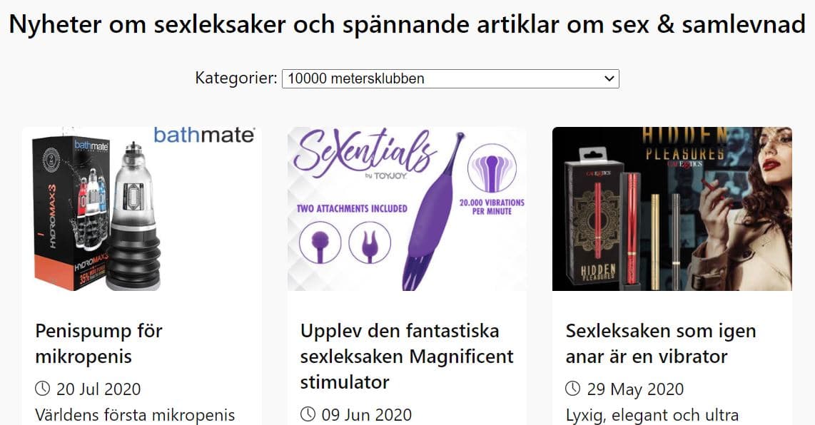 Sexblogg sexleksaksoutlet