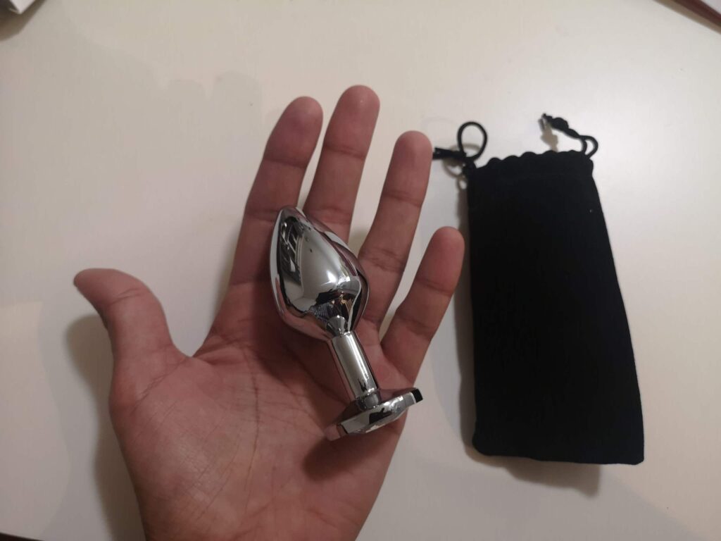 Pleasure steel buttplug