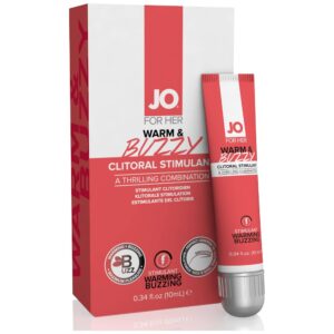system jo clitoral stimulant warm and buzzy 10ml