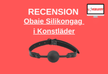 Recension – Obaie Silikongag i konstläder obaie silikongag i konstläder