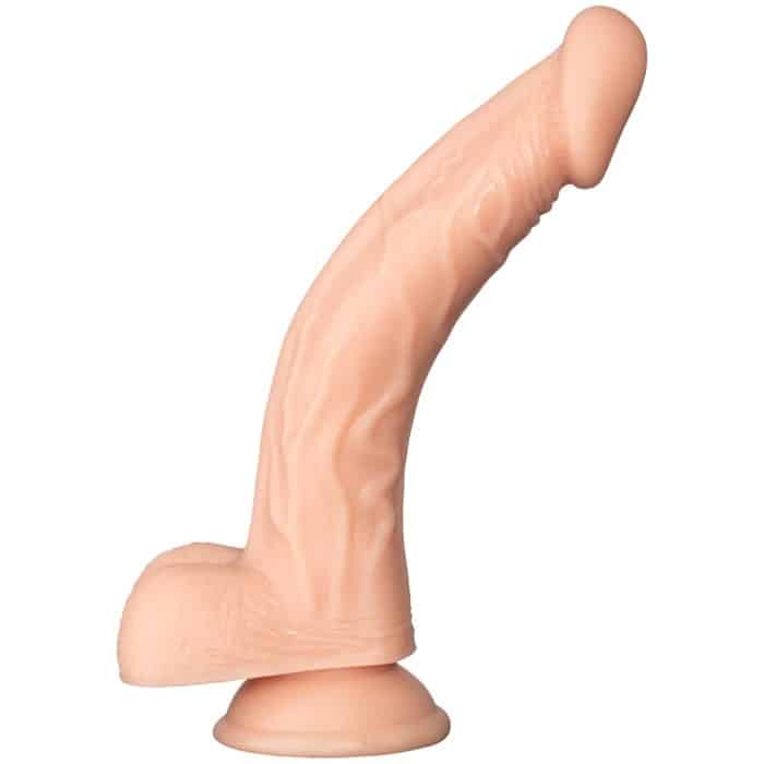 Willie City Classic Realistisk Curved Dildo 20 cm