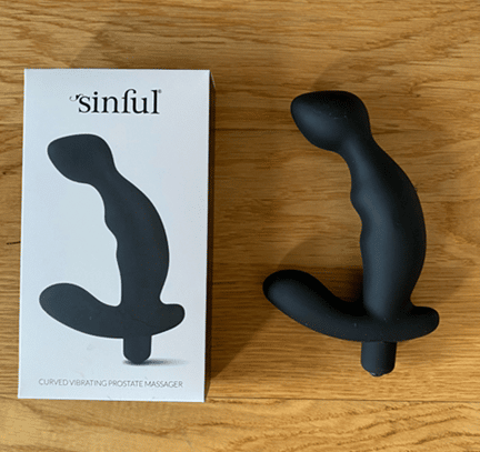 Sinful Curved Vibrerande Prostate Massager