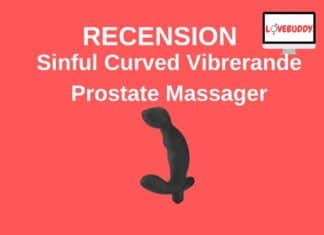 Sinful Curved Vibrerande Prostate Massager