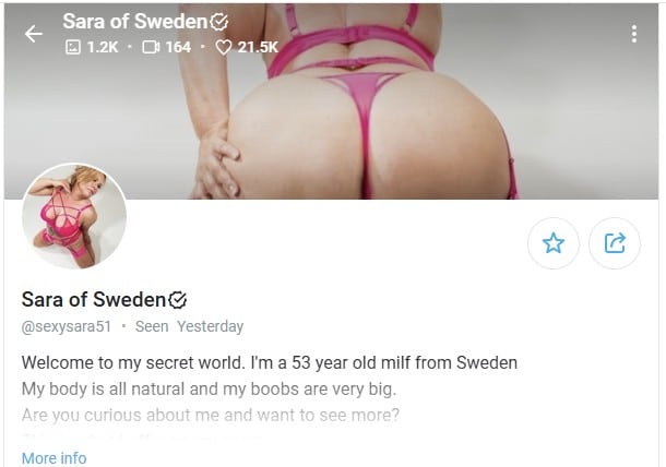 Sara of sweden