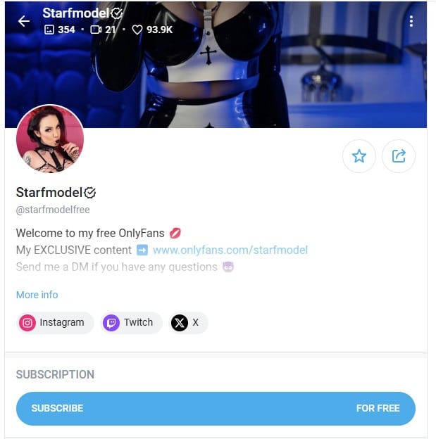 Starfmodel