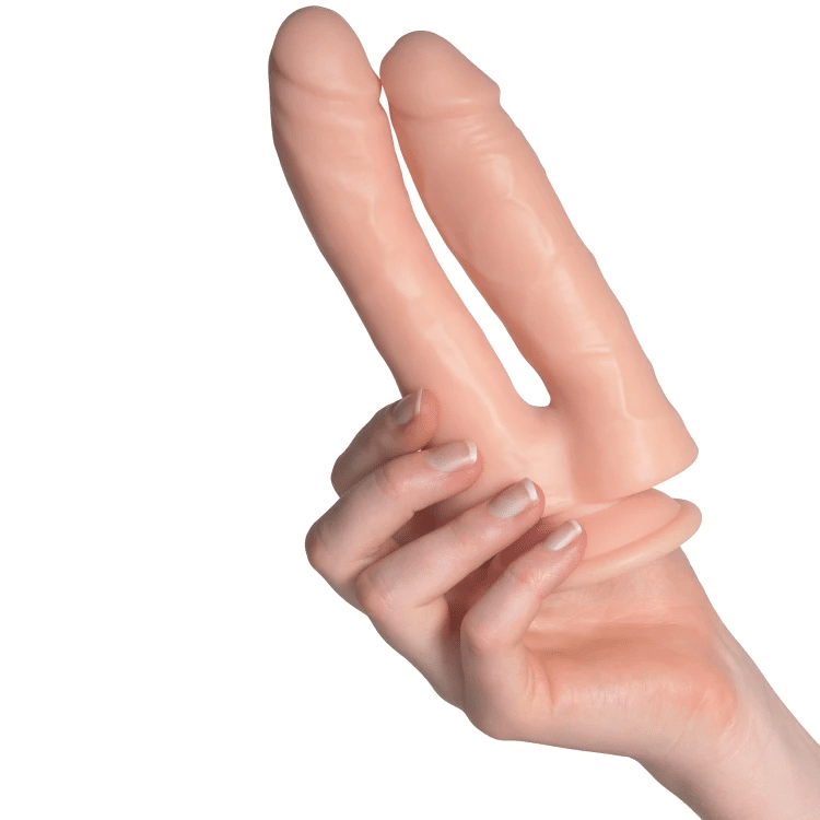 Willie City Realistisk Dubbeldildo 18 cm