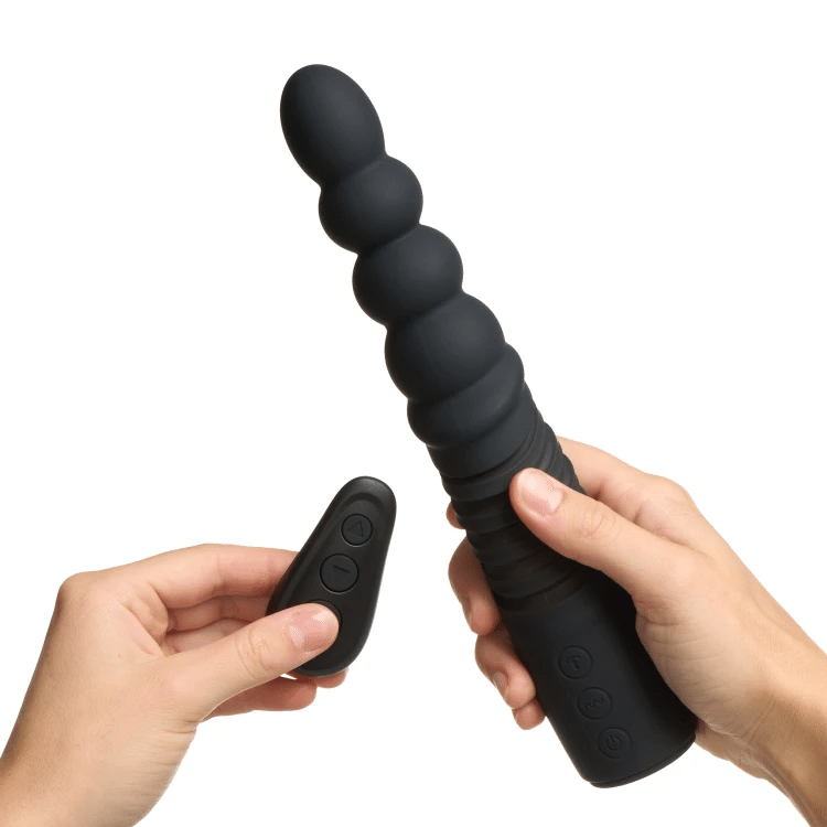 obaie Thrusting Analpärlor Sexmaskin